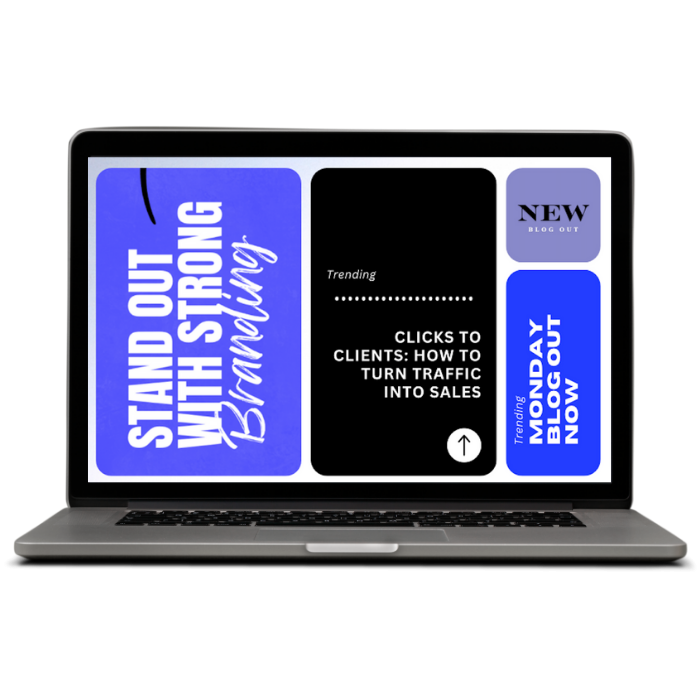 Minimalist Website Launch Computer Mockup Instagram Post